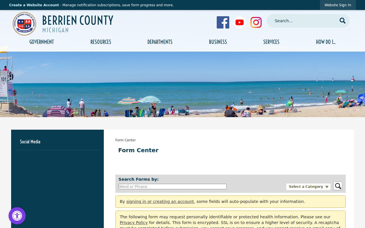 Berrien County traffic court hearing request form